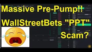 PUMP AND DUMP: WallSteetBets PPT 7TH MARCH - Pre-Pumped Signal?