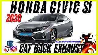 2020 Honda Civic Si Race Demon Cat Back Performance Exhaust By Rich's
