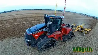 CASE IH Quadtrac 620 édition spéciale 20e anniversaire et matériel BEDNAR. Démo DAVID SA.