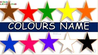 Learn colours I Colours name with spellings I Colours name for kids I Learn Colors in english