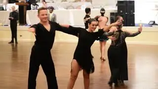 Silver Intl Rumba Final. Ryan/Stella, Olivia/Partner