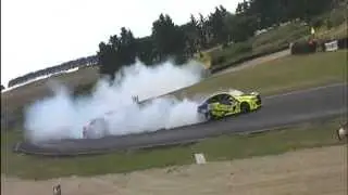 D1NZ Drift Round 4 - Fanga Dan vs Tom Marshall - Hampton Downs 2015