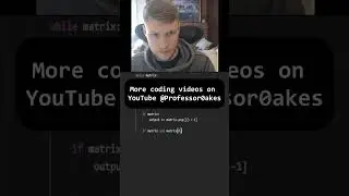 54. Spiral Matrix Python LeetCode Solution  #leetcode #coding #codingproblems  #python #codetesting