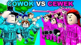 PERANG COWOK vs CEWEK! Cowok di Serang.. (Roblox Brookhaven 🏡RP)