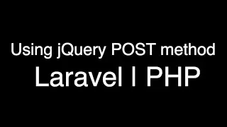 How to Use the jQuery POST Method for AJAX Requests