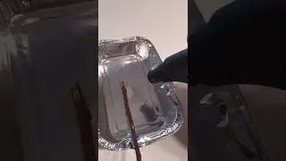 What happens when you light menthol crystals on fire.