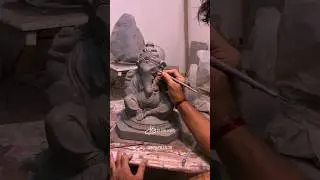 Ganesha Eyes making ! glimpses of making Ganesh idol #belvalkarartstudio