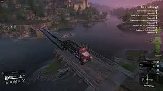 SnowRunner - Z2 Universal long bridge in practice.