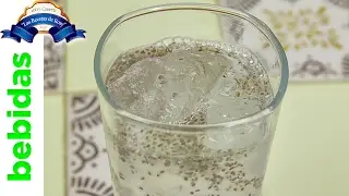 Agua de limón con chía deliciosa 💜💜💜 Las Recetas de Rosy