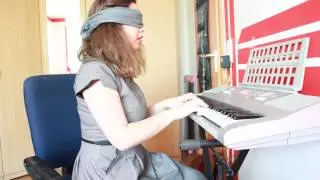 Für Elise mit verbundenen Augen gespielt / Für Elise played blindfolded - Jülide Blabla #fürelise