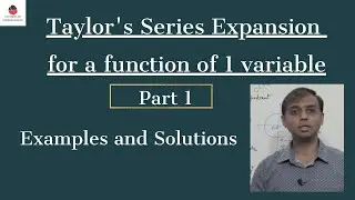 Taylor's Series Expansion | | Example & Solutions | Part- 1 | Engineering Mathematics
