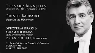 Bernstein Presto Barbaro from On the Waterfront