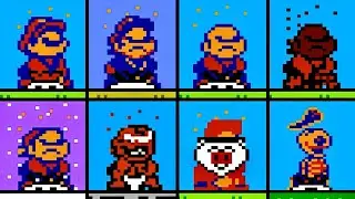 Evolution of Mario's Sprites in Super Mario Bros. 2 NES Hacks