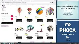 Create an e-commerce website using Joomla and Phoca Cart