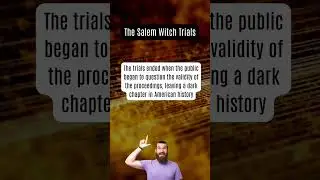 The Dark Secrets of The Salem Witch Trials in 1 Minute