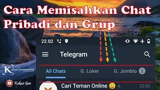 Cara Memisahkan Chat Grup dan Pribadi di Telegram