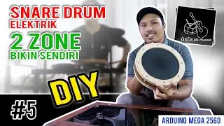 drum elektrik cara bikin - pad 2 zone snare