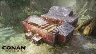 HOW TO BUILD A SMALL KHITAN BASE [SPEED BUILD] - CONAN EXILES
