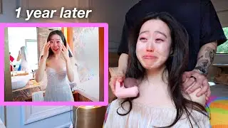 Reacting to Our Wedding Video 1 Year Later... for the first time since the wedding