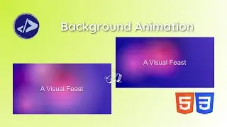 Background Animation | Customized Dev | Create a Beautiful Background Animation using HTML & CSS