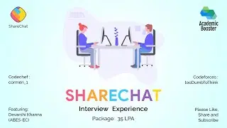 ShareChat Interview Experience | 35 LPA Package 🔥🔥 | Tier 3 to ShareChat | Let's Crack the Interview
