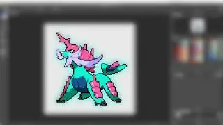 Samurott Shiny Form [Pixel Art Time Lapse]