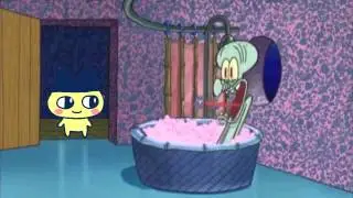 Mametchi drops by Squidward's House