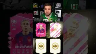3x 99 FUTTIES CARDS? 🥳 #shorts