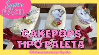Cake pops tipo paleta - formas de utilizar el chocolate quemado | Bocaditos | Dulces Moncayo by Ale♥