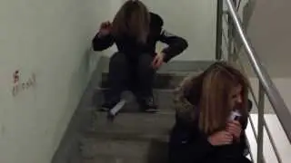 Пьяные подростки! Угар!