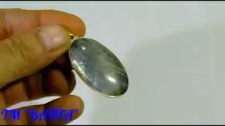 Кольцо и кулон с лунным камнем.