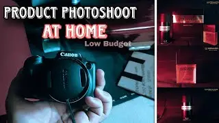 Low Budget Product Photography At Home || 2024. #productphotography