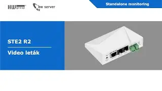 STE2 R2 - LAN a WiFi teploměr pro vzdálené monitorování  - HWg Video leták        HV69
