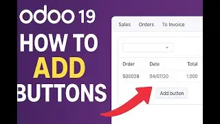 Odoo 19 Tutorial | How to Add Custom Buttons in Form || Part 7