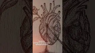 scribble art #shorts #scribbleart #drawing #art #pendrawing #sadart #darkart #gambar