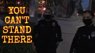 *2 COPS TRY TO INTIMIDATE CITIZEN BUT FAIL* SANTA ANA JAIL AND PD (California)