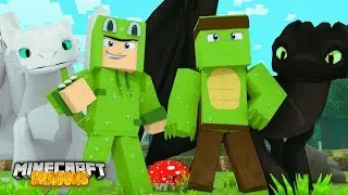Joining TINY TURTLE'S DRAGON WORLD - Minecraft Dragons