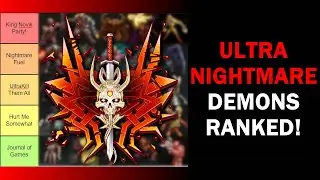 Ultra-Nightmare RUN KILLERS - ALL Demons Ranked!