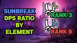 Weapon DPS Ratio by Element - MHR Sunbreak Title Update 4 "Tier List"
