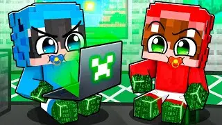 Nos Convertimos en BEBÉS HACKERS en Minecraft!