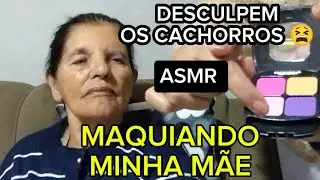 ASMR ROLEPLAY MAQUIANDO MINHA MÃE 🤤🥱😴