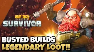 Busted Builds and Legendary Loot in Deep Rock Galactic Survivor!