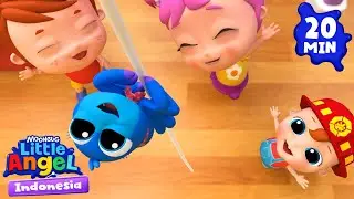 Laba-laba kecil | Little Angel Bahasa Indonesia | Kartun dan Lagu Anak