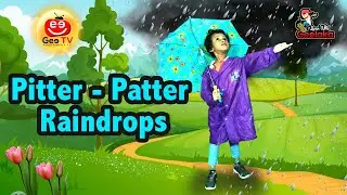 Learn With Geelaka poem   05   Pitter patter raindrops   poem   GeeTV