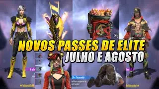 VAZOU PASSE DE JULHO E AGOSTO 2022! Nova Atualização FF OB34! New Elite Pass! FULL HD