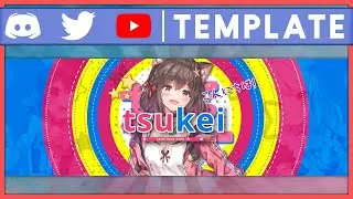 FREE Abstract ANIME template | YOUTUBE, TWITTER, DISCORD