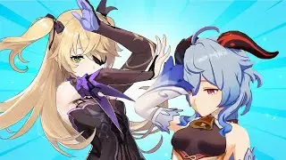 Canyu can't handle Fischl (Genshin Impact Meme)