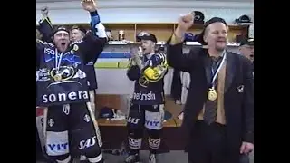 Jääkiekon SM-liiga 2003-2004: Oulun Kärpät voittaa Suomen mestaruuden (YLE/MTV3, Vhs-rip mono)