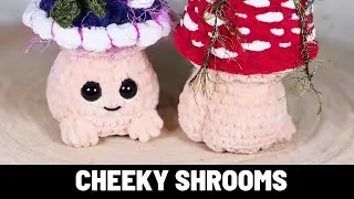 How to do the butt cheeks for my Cheeky Shroom Pattern | Miguelscrochet
