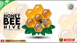 How to Make Honey Bee Hive in Corel | Tools Hacker Graphix